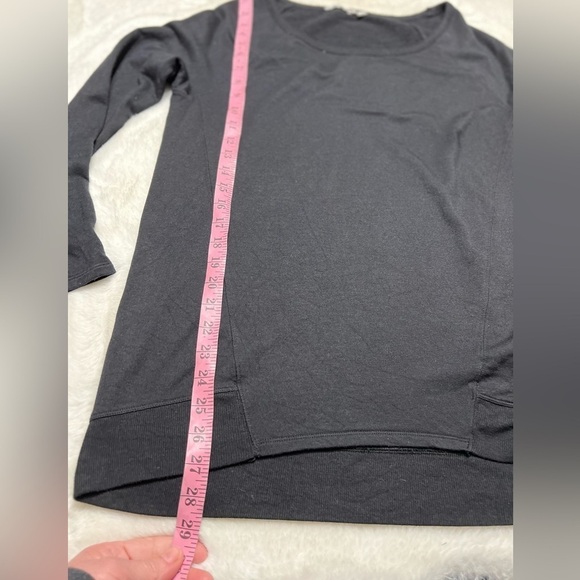 Athleta black soft long sleeve top blouse womens size small - Picture 4 of 9
